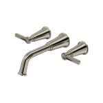 Riobel Momenti Wall Mount Tub Filler Trim — Brushed Nickel