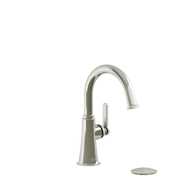 Riobel Momenti Single Handle Lavatory Faucet With C-Spout — Polished Nickel