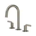 Riobel Authentica Widespread Lavatory Faucet With C-Spout — Brushed Nickel