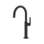 Riobel Authentica Single Handle Tall Lavatory Faucet — Black