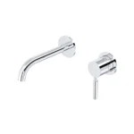 Riobel Riu Wall Mount 360° Lavatory Faucet Trim — Chrome — Smooth Lever
