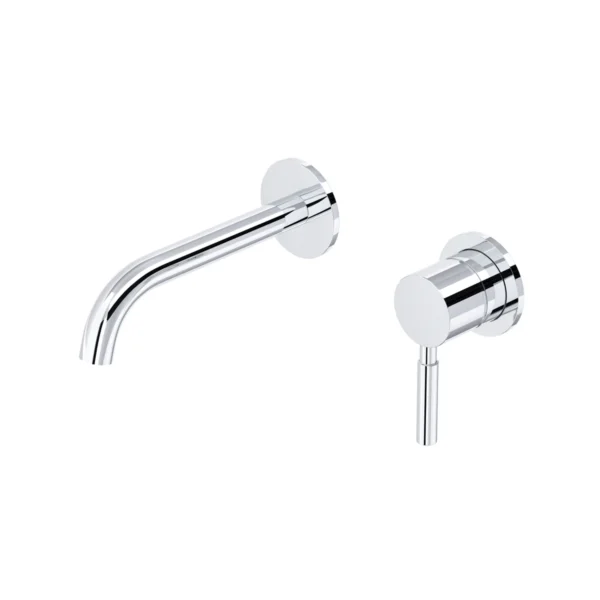 Riobel Riu Wall Mount 360° Lavatory Faucet Trim — Chrome — Smooth Lever