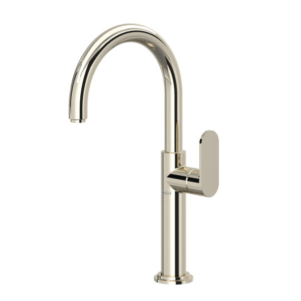 Riobel Arca Single Handle Tall Lavatory Faucet — Polished Nickel