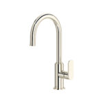 Riobel Arca Bar/Food Prep Kitchen Faucet With C-Spout — Polished Nickel