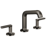 Brizo Kintsu angled spout widespread faucet in Brilliance® Black Onyx with Lever handles, 65307LF-BNXLHP-ECO and HL5306-BNX