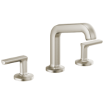 Brizo Kintsu angled spout widespread faucet in Brilliance® Luxe Nickel® with Lever handles, 65307LF-NKLHP-ECO and HL5306-NK