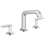 Brizo Kintsu angled spout widespread faucet in Polished Chrome with Lever handles, 65307LF-PCLHP-ECO and HL5306-PC