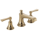 Brizo Rook standard spout widespread faucet in Brilliance® Luxe Gold® with Lever handles, 65360LF-GLLHP-ECO and HL5360-GL