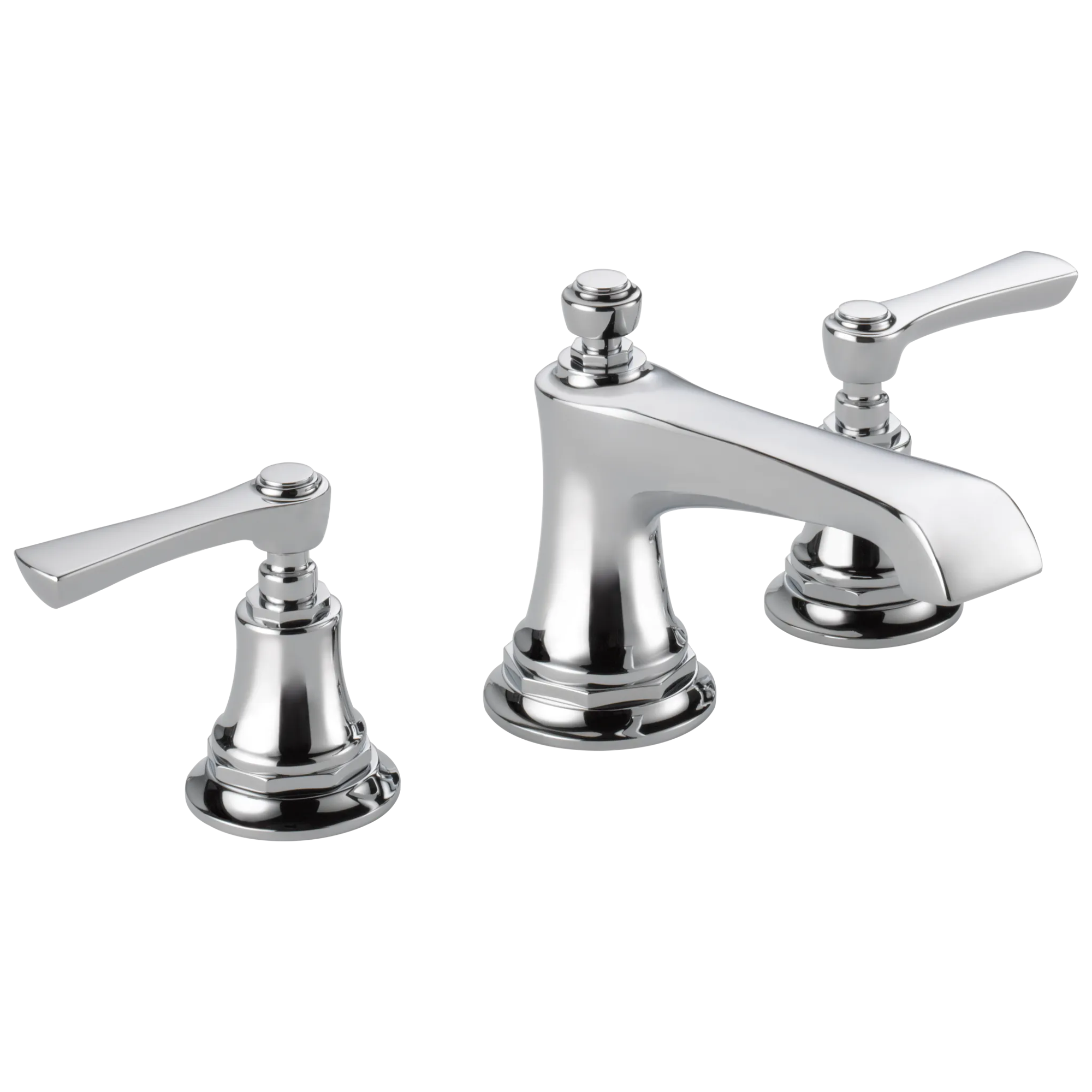 Brizo Rook Standard Spout 65360LF-PCLHP-ECO HL5360-PC Brizo Rook standard spout widespread faucet in Polished Chrome with Lever handles, 65360LF-PCLHP-ECO and HL5360-PC