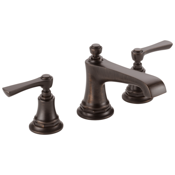 Brizo Rook standard spout widespread faucet in Venetian Bronze® with Lever handles, 65360LF-RBLHP-ECO and HL5360-RB