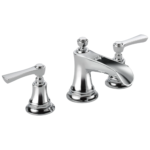 Brizo Rook channel spout widespread faucet in Polished Chrome with Lever handles, 65361LF-PCLHP-ECO and HL5360-PC