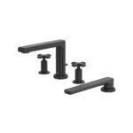 Riobel Manifesto 4-Hole Deck Mount Tub Filler — Black