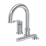 Riobel Authentica 3-Hole Pressure Balance Deck Mount Tub Filler Trim — Chrome