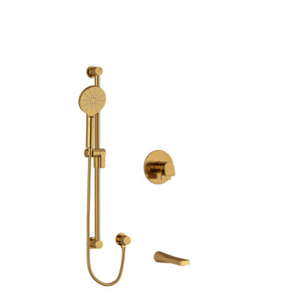 Riobel Ode Shower Kit 1244 Trim — Brushed Gold