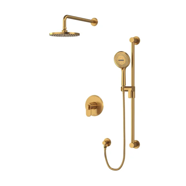 Riobel Arca Shower Kit 323 Trim — Brushed Gold