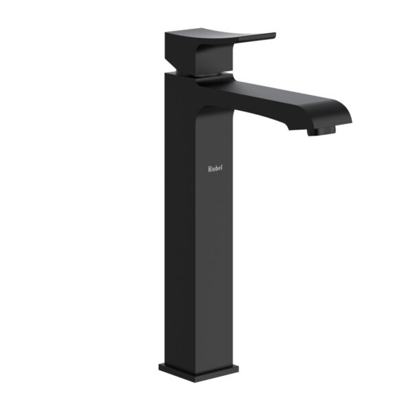 Riobel Zendo Single Handle Tall Lavatory Faucet — Black