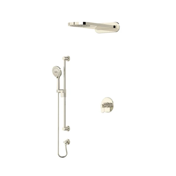 Riobel Arca Shower Kit 2745 KIT2745AAPN Riobel Arca Shower Kit 2745 — Polished Nickel