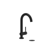 Riobel Riu Single Handle Lavatory Faucet — Black — Knurled Lever