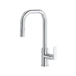 Riobel Arca Pull-Down Kitchen Faucet With U-Spout — Chrome