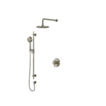 Riobel Momenti Shower Kit 323 Trim — Brushed Nickel