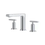 Riobel Manifesto Widespread Lavatory Faucet With Low Spout — Chrome — Lever Handles
