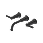 Riobel Momenti Wall Mount Lavatory Faucet Trim — Black