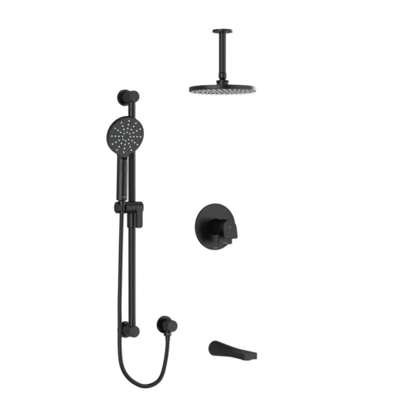 Riobel Ode Shower Kit 1345 Trim TKIT1345ODBK-6 Riobel Ode Shower Kit 1345 Trim — Black
