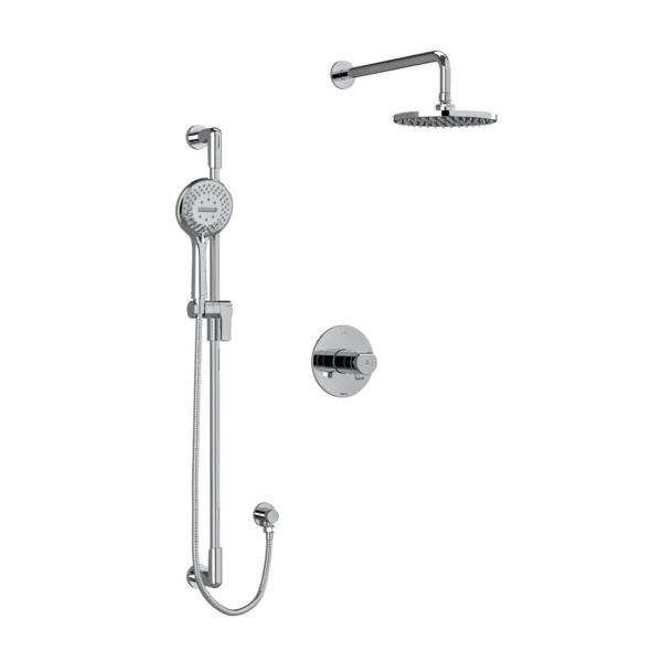 Riobel Parabola Shower Kit 323 Trim — Chrome