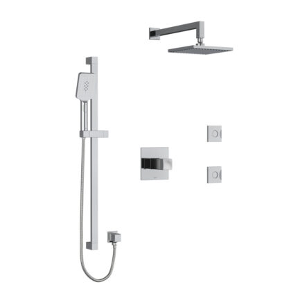Riobel Reflet Shower Kit 3545 — Chrome