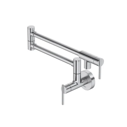 Riobel Lateral Pot Filler — Stainless steel