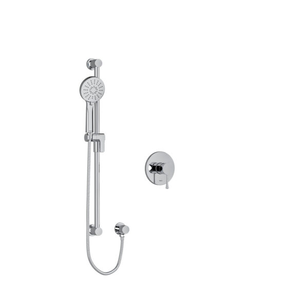 Riobel Edge Pressure Balance Handshower System — Chrome