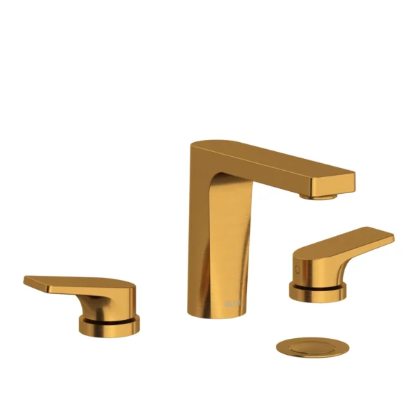Riobel Ode bathroom faucet in Brushed Gold