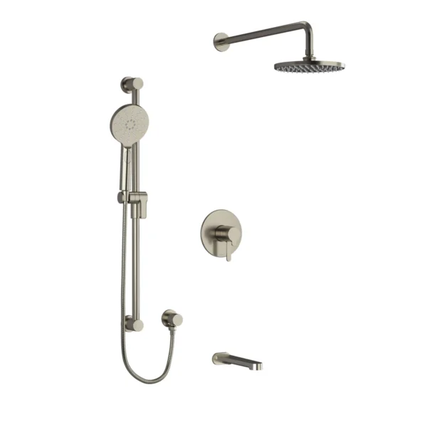 Riobel Nibi Shower Kit 1345 Trim — Brushed Nickel