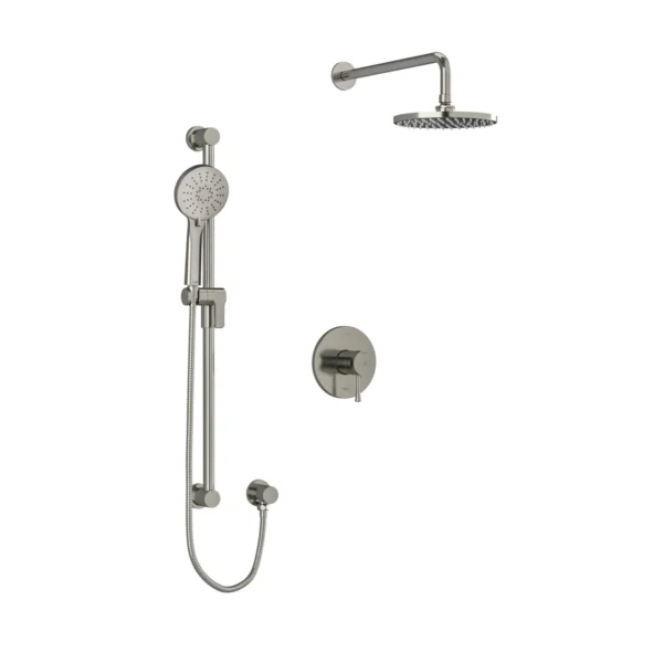 Riobel Edge Shower Kit 323 Trim — Brushed Nickel