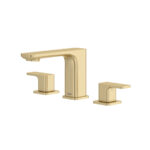 Riobel Equinox bathroom faucet in Satin Brass