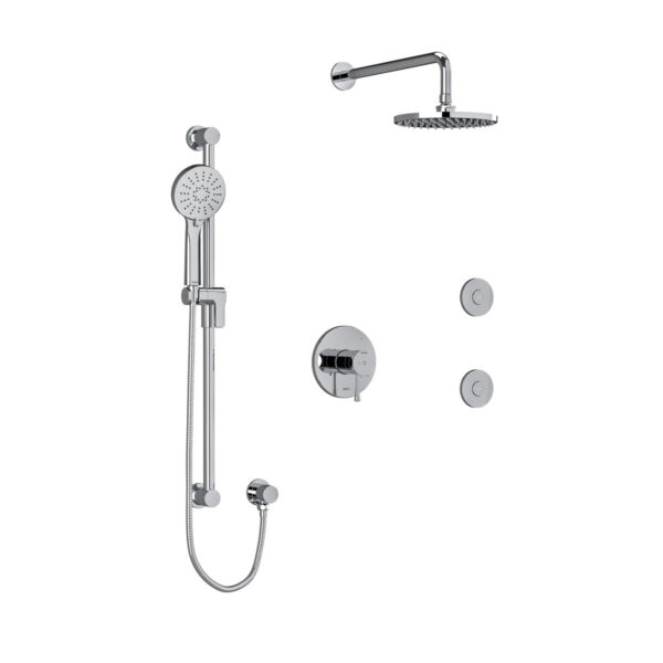Riobel Edge Shower Kit 3545 — Chrome