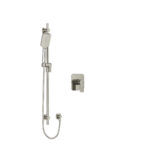 Riobel Fresk pressure balance handshower system in brushed nickel with PEX connection