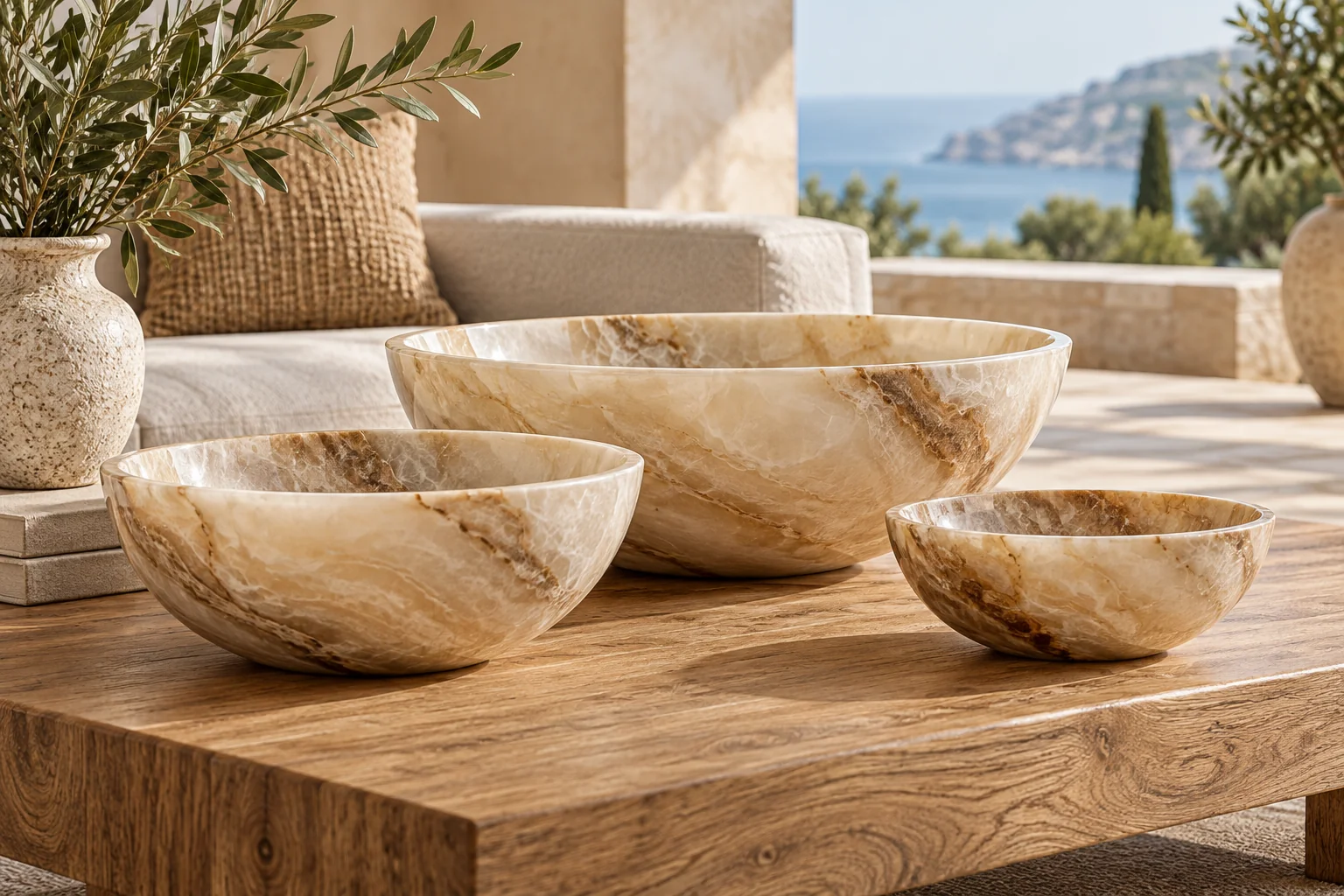 Decorative Bowls in a contemporary interior