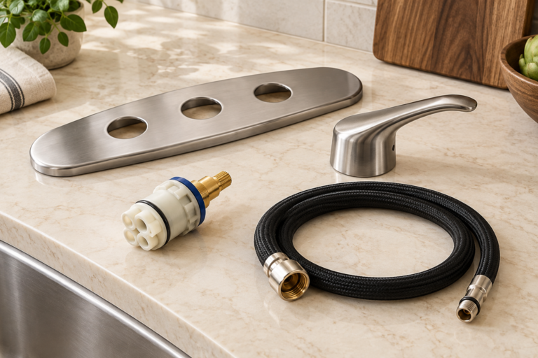 Kitchen Faucet Parts & Deck Plates