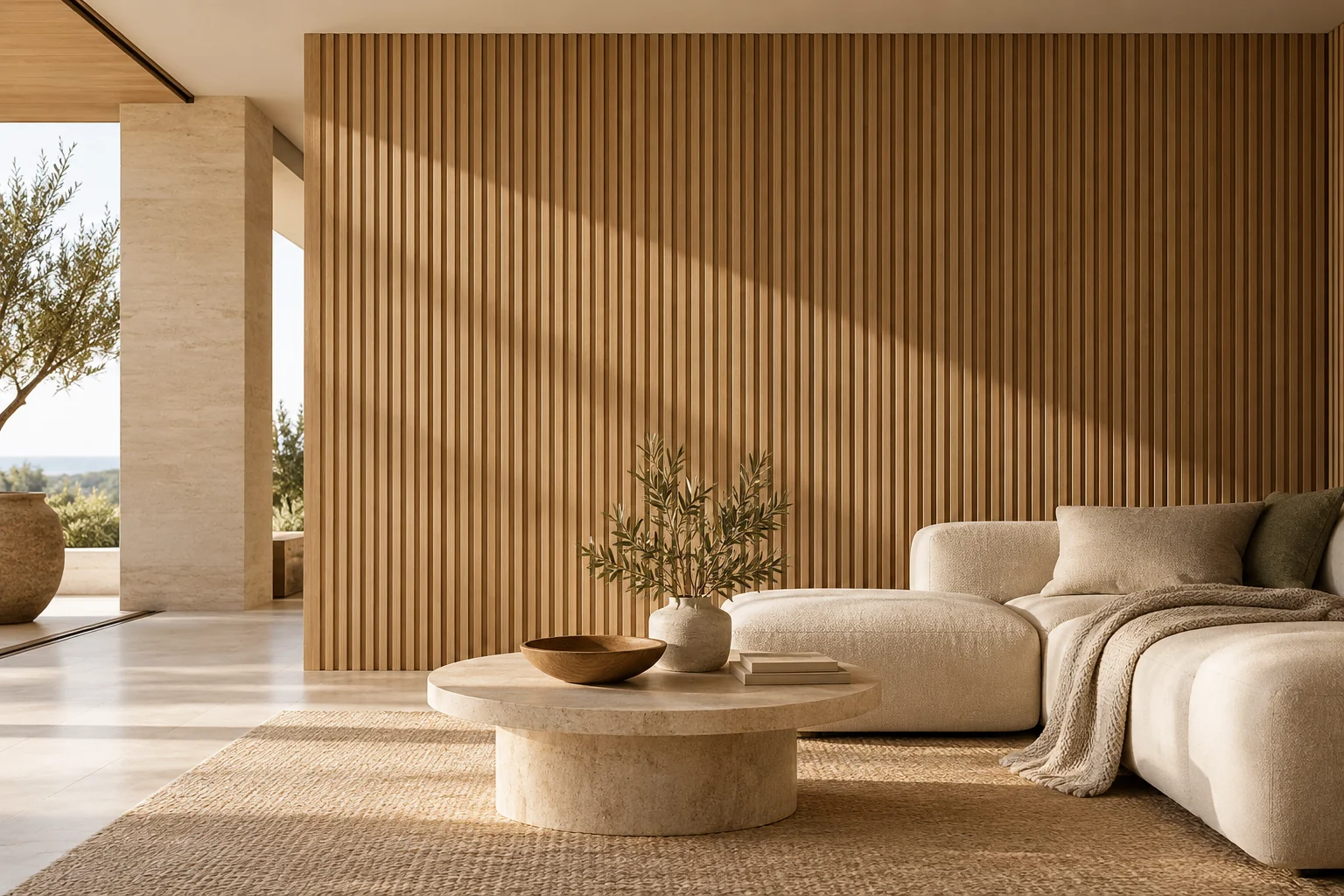 Wall Panels in a contemporary interior