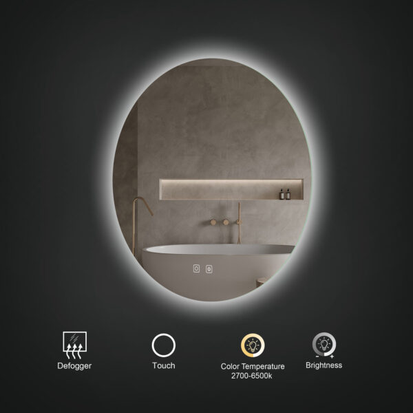 ICO Bath Atlas LED Mirror