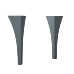 ICO Bath Curved Leg Set