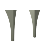 ICO Bath Curved Leg Set