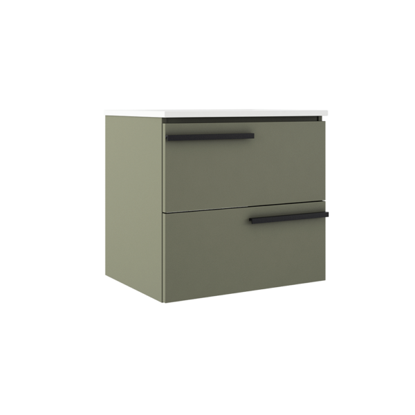 ICO Bath Accent 24″ Two Drawer Wall-Mounted Vanity