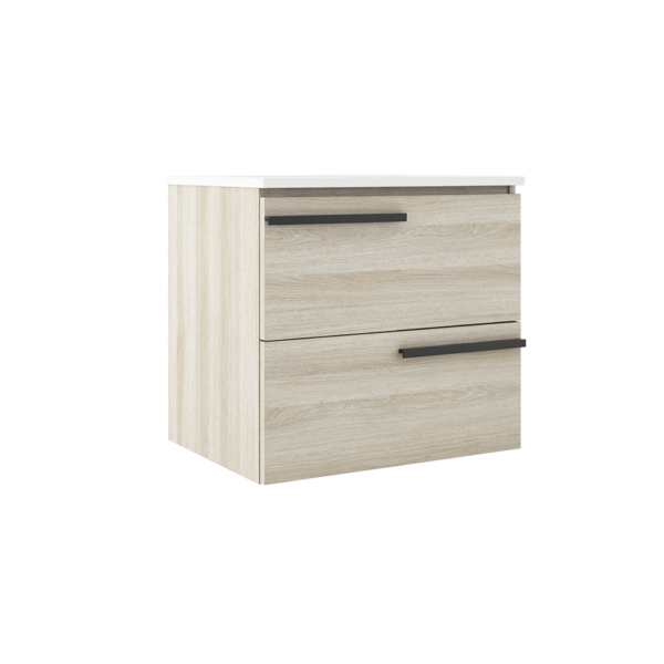 ICO Bath Accent 24″ Two Drawer Wall-Mounted Vanity