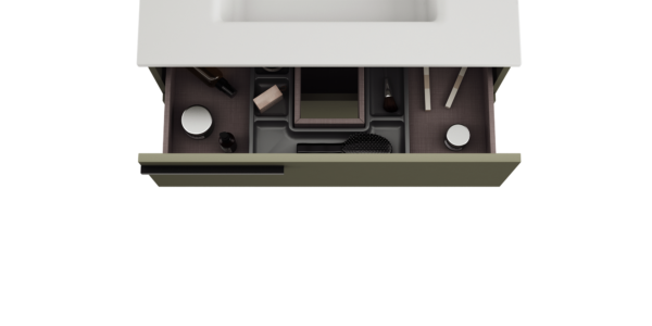 ICO Bath Accent 31″ Two Drawer Wall-Mounted Vanity