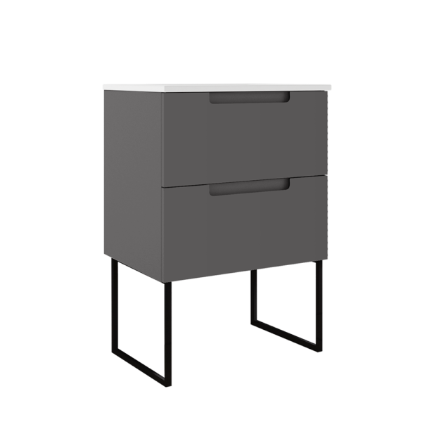 ICO Bath Coda 24″ Two Drawer Wall-Mounted Vanity