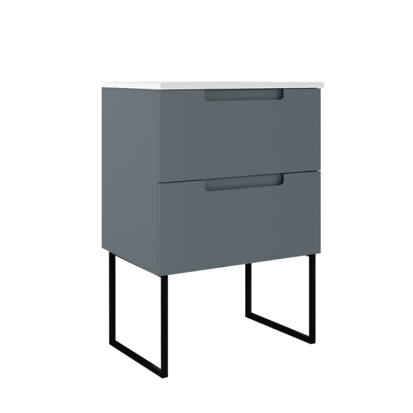 ICO Bath Coda 24″ Two Drawer Wall-Mounted Vanity