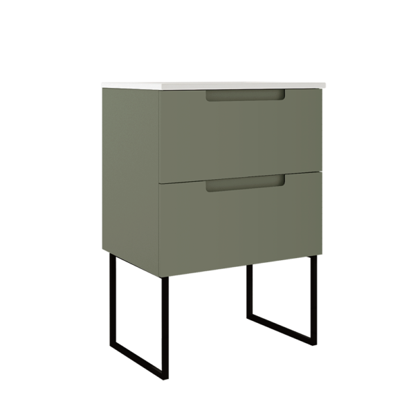 ICO Bath Coda 24″ Two Drawer Wall-Mounted Vanity