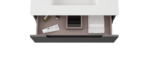 ICO Bath Coda Rippled 31″ Two Drawer Wall-Mounted Vanity